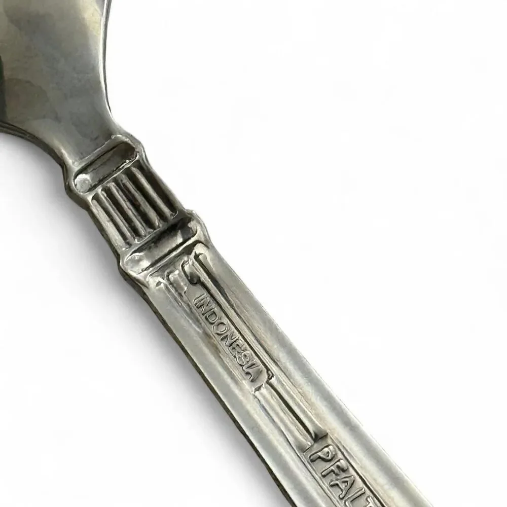 SAVANNAH Pfaltzgraff Schematics Mackenzie flatware pattern - Sugar Shell Spoon.
